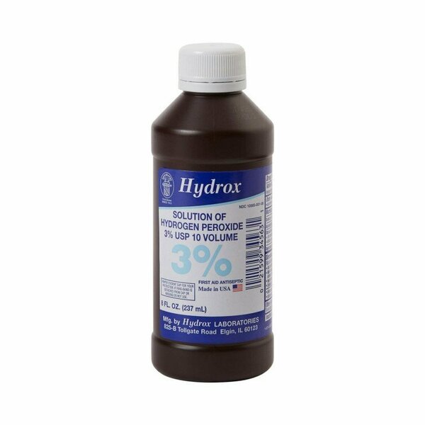 Mckesson Hydrox Hydrogen Peroxide Antiseptic, 8 oz. Bottle HDX-D0011